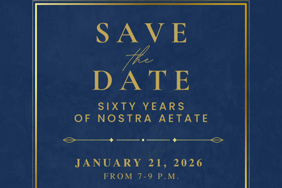 Nostra Aetate 60th Year Anniversary Commemoration