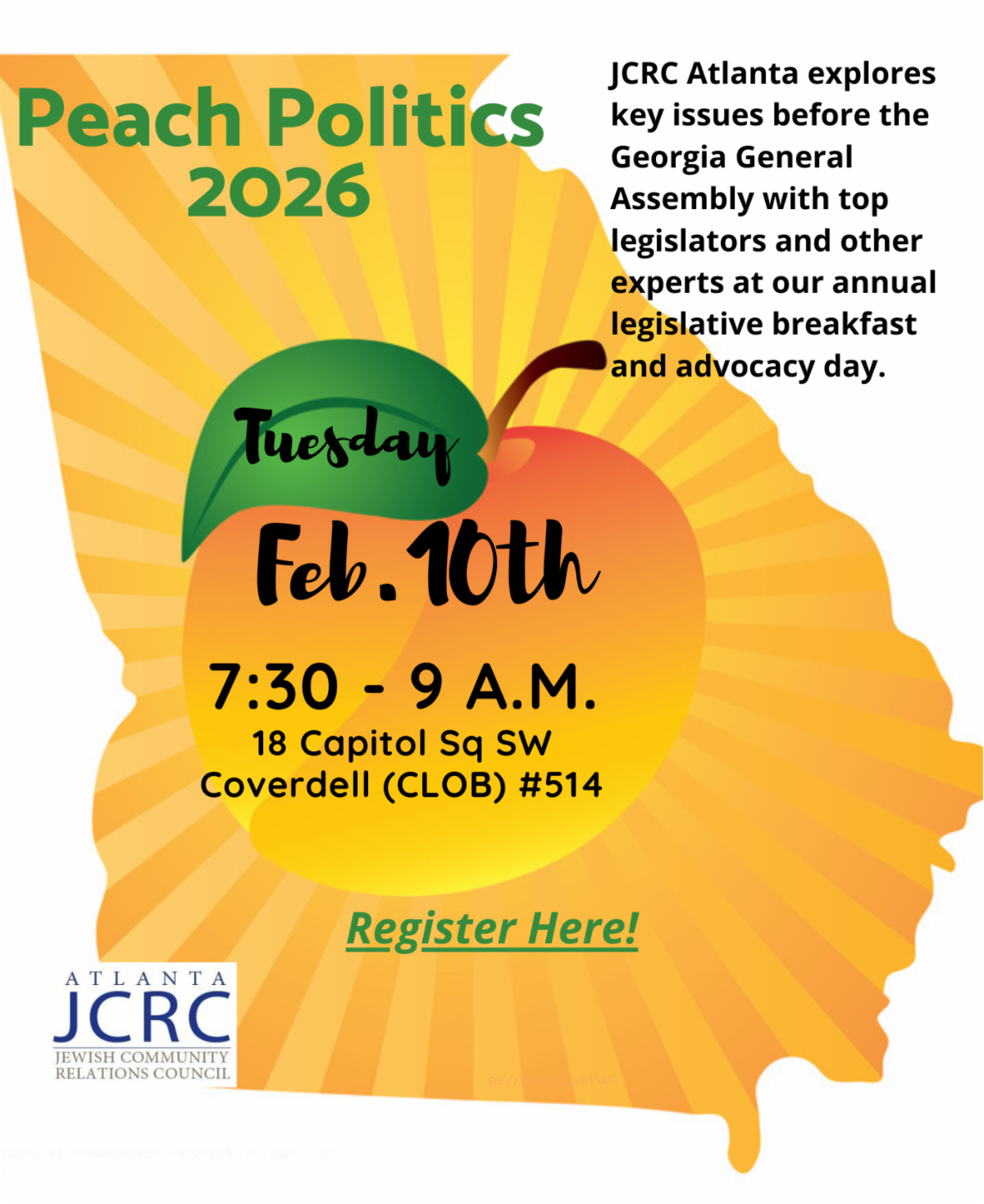 JCRC Peach Politics 2026