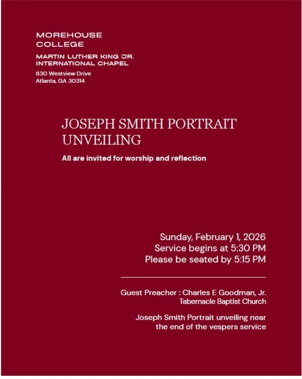 Joseph Smith Portrait Unveiling