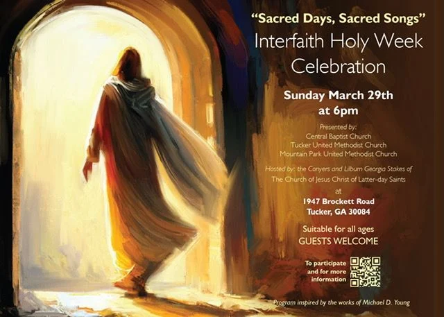 “Sacred Days, Sacred Songs” Interfaith Holy Week Celebration