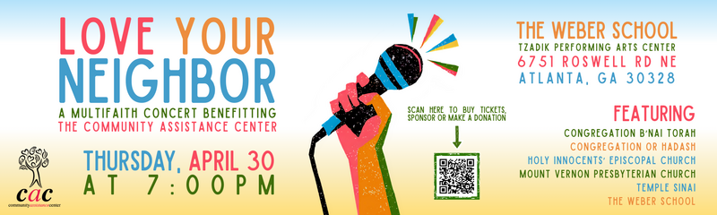 Love Your Neighbor: Community Concert Benefiting the CAC