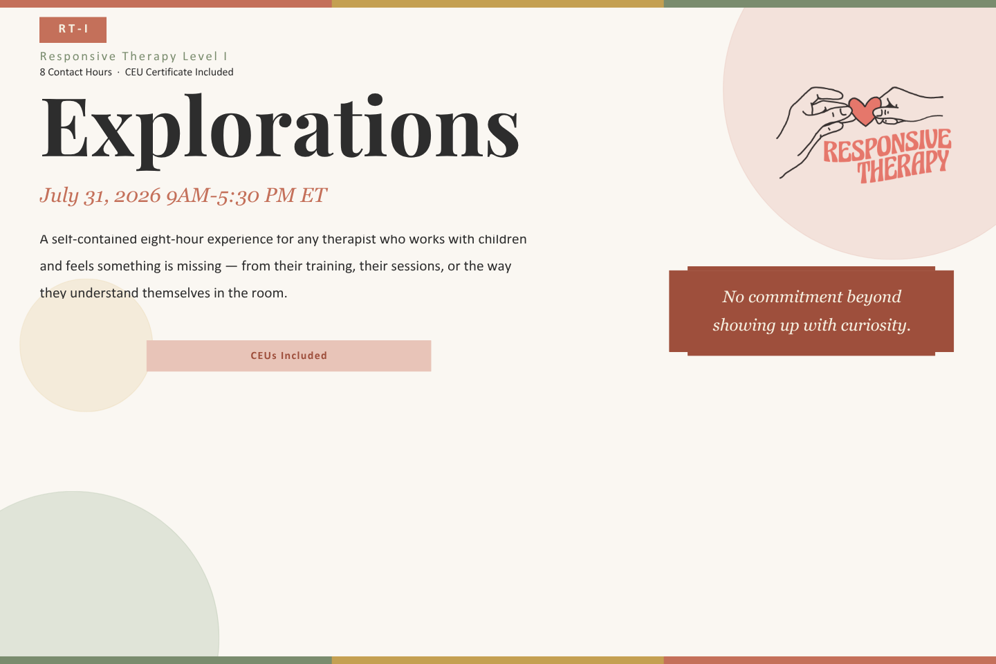 RT-I Explorations — July 31, 2026