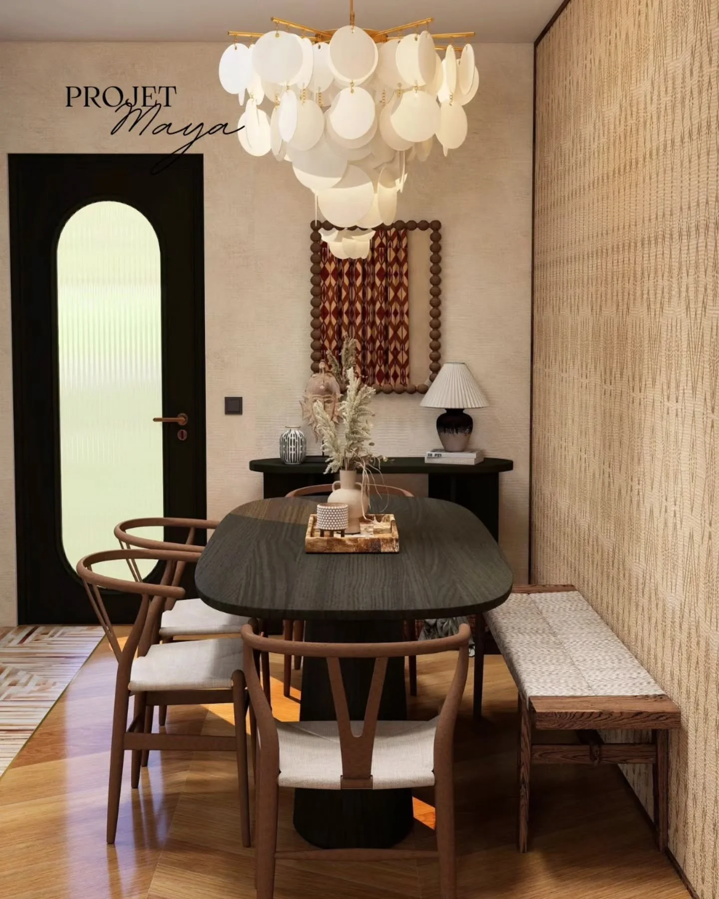 ✨Projet Maya ✨

Une salle &agrave; manger &amp; cuisine pens&eacute;e comme un ensemble coh&eacute;rent,
o&ugrave; chaque mati&egrave;re, chaque motif et chaque volume participe &agrave; la m&ecirc;me intention.

Ici, le style ethnique s&rsquo;exprim