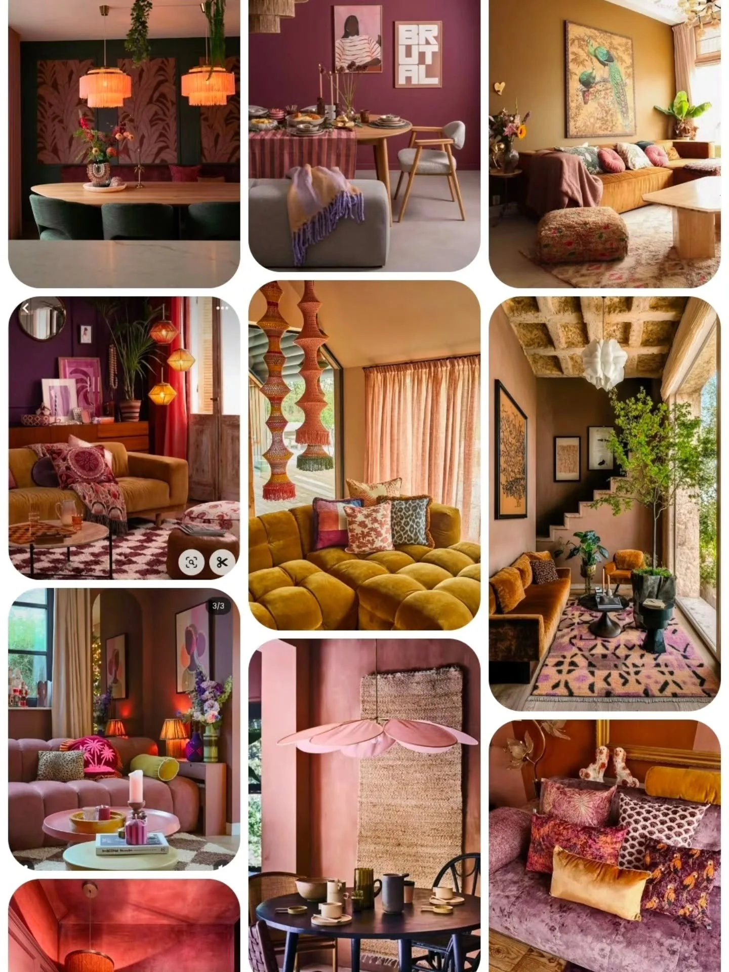 En ce moment (et depuis un moment), mon Pinterest&hellip; c&rsquo;est &ccedil;a !
Des couleurs chaudes, des contrastes, des m&eacute;langes un peu inattendus.
Rien de parfaitement &ldquo;classable&rdquo;.

Et c&rsquo;est l&agrave; que je me rends com