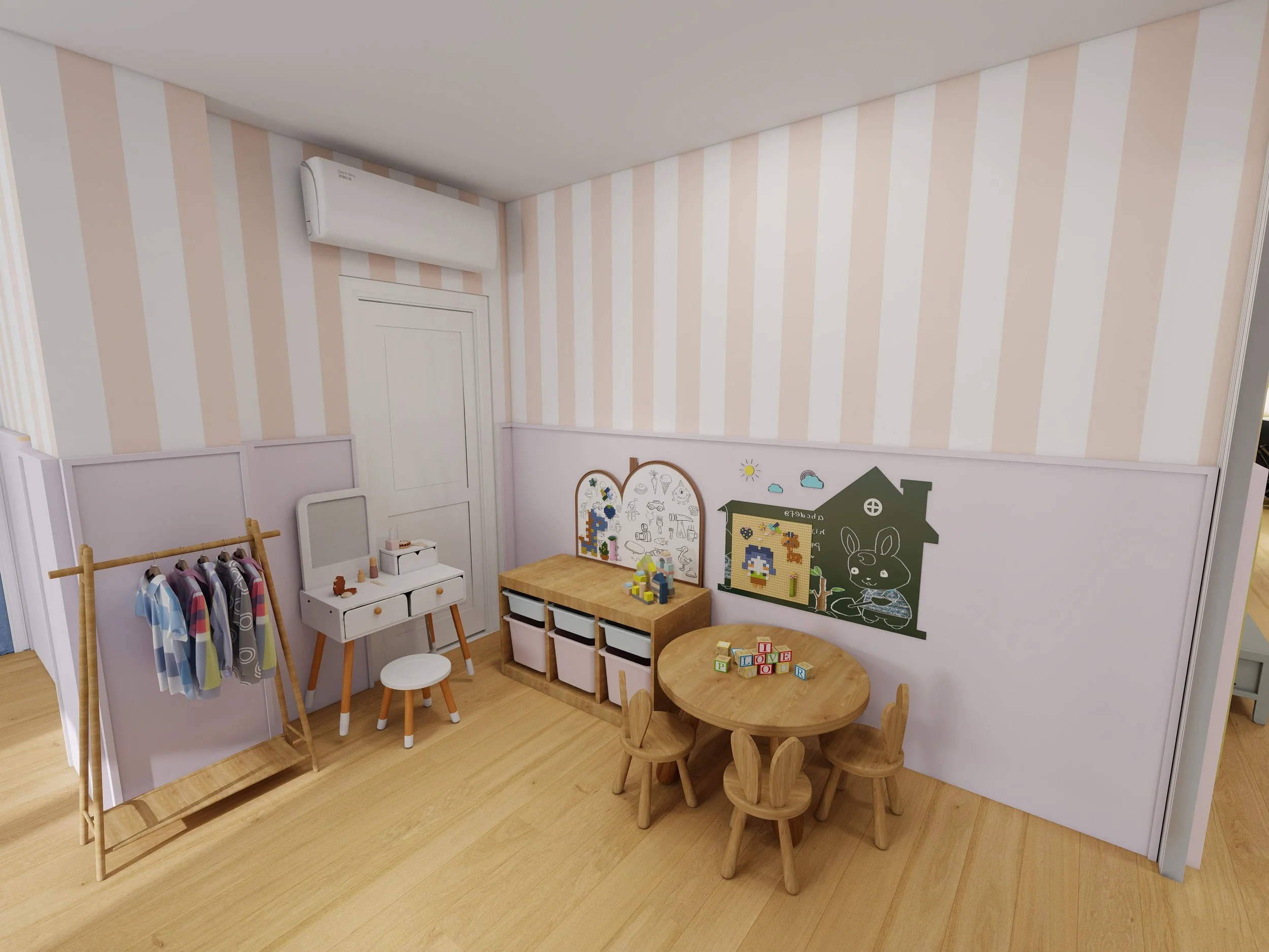 Espace jeux - Projection 3D