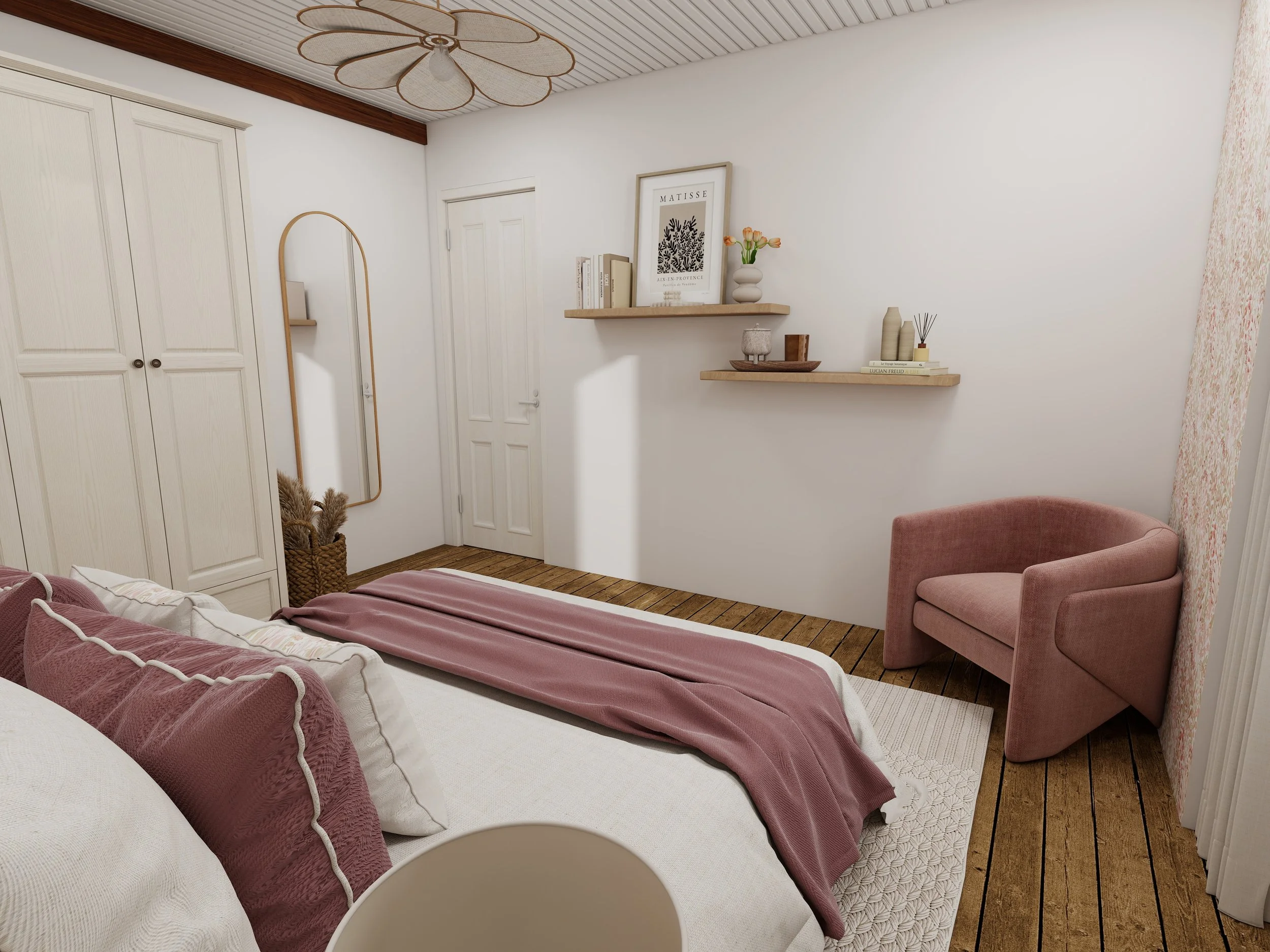 Chambre Marie | Après | Visuel 3D