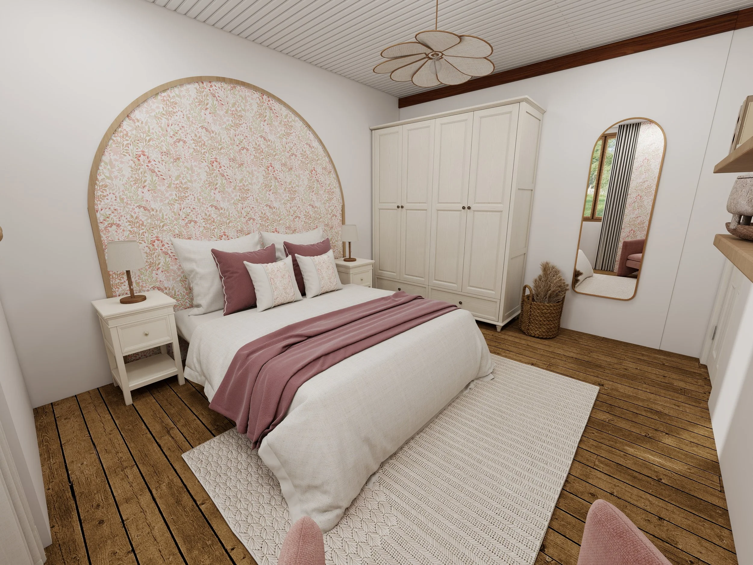 Chambre Marie | Après | Visuel 3D
