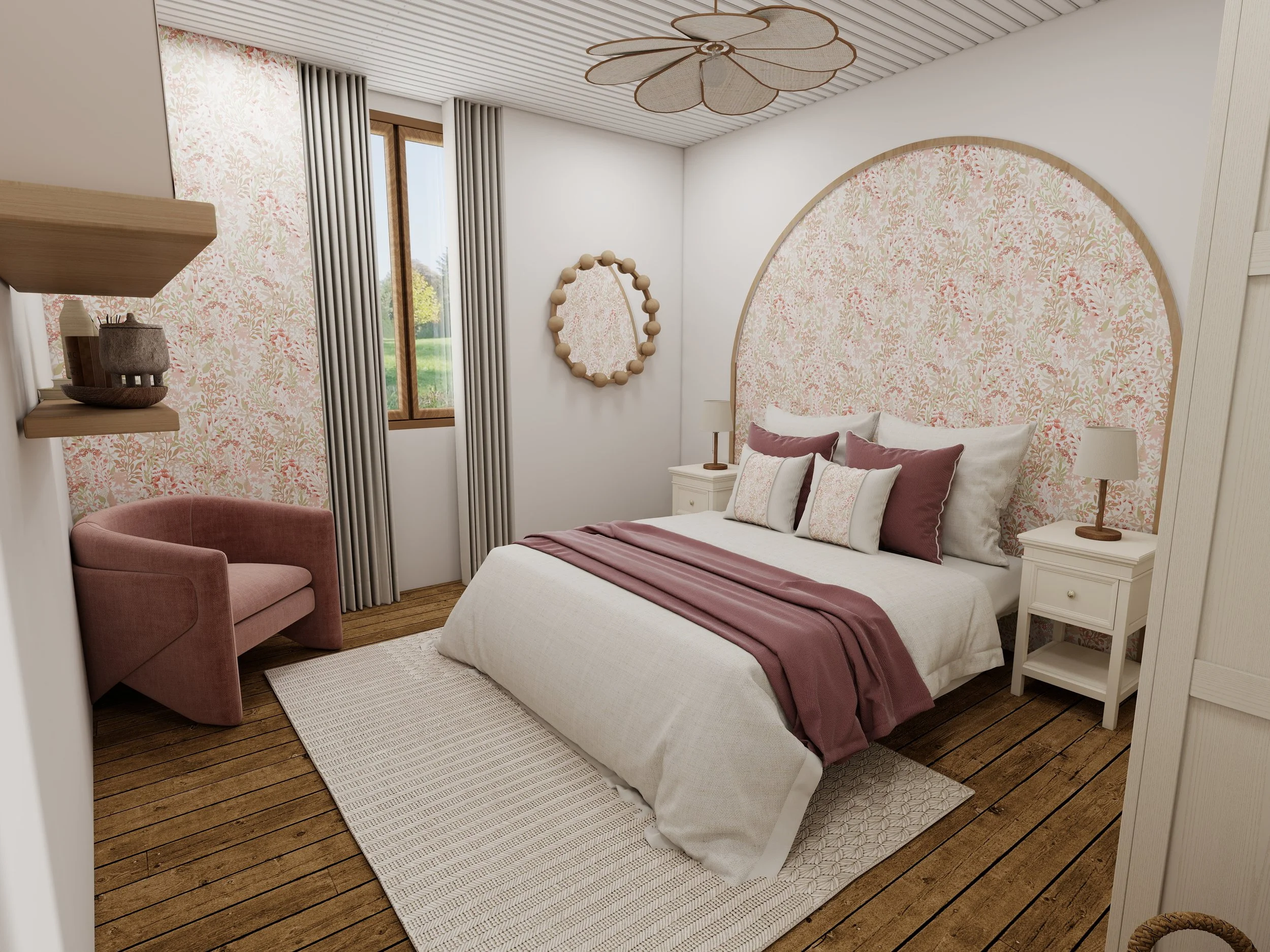 Chambre Marie | Après | Visuel 3D