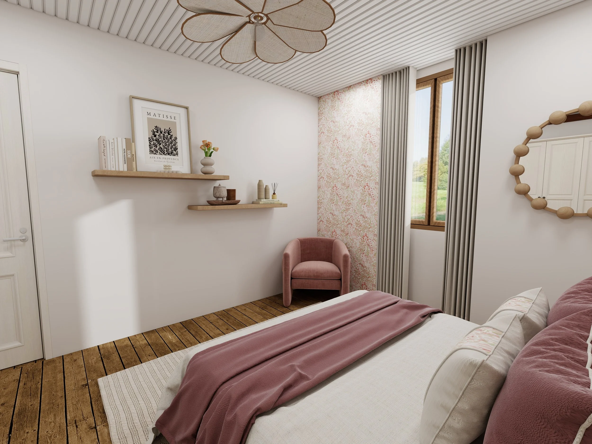 Chambre Marie | Après | Visuel 3D
