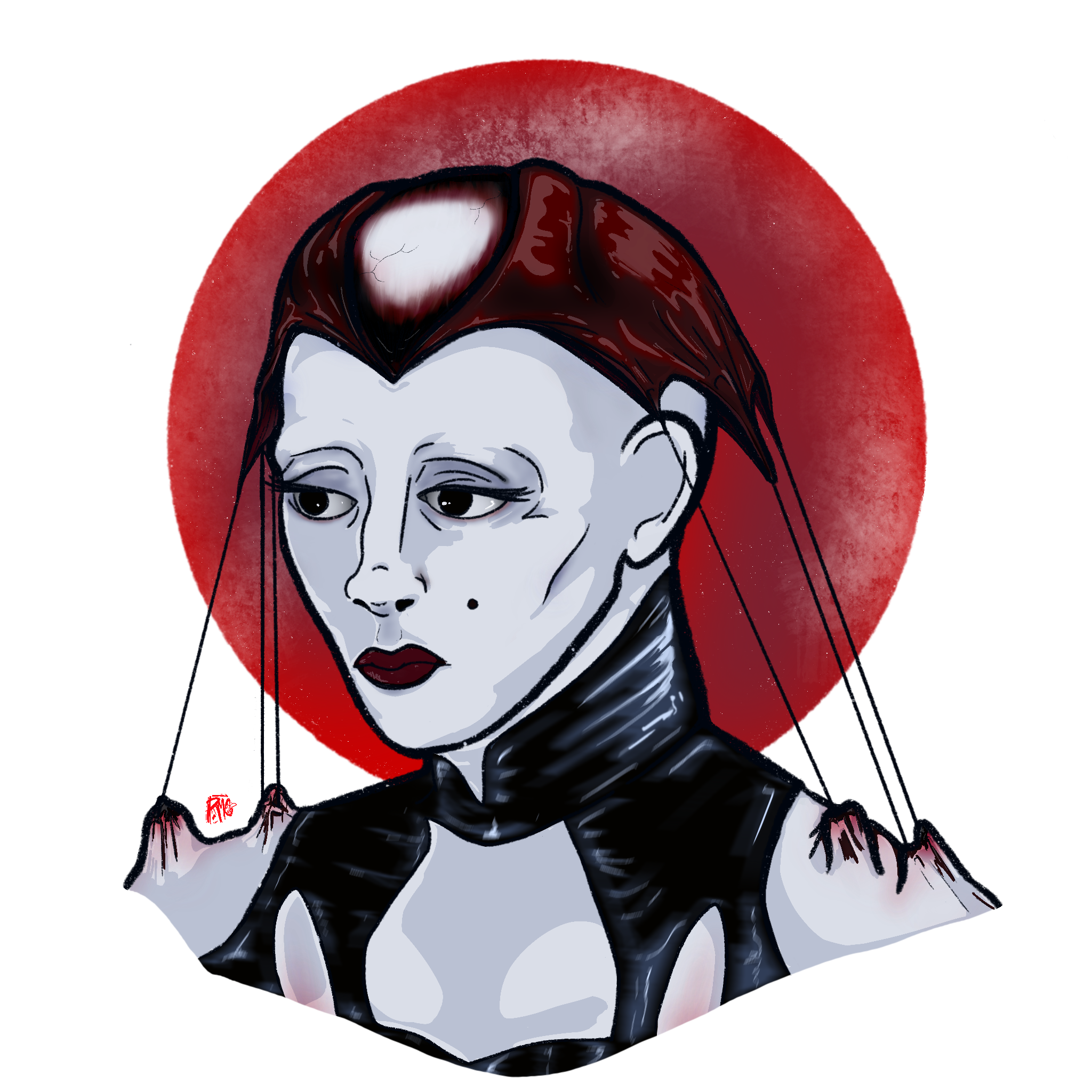 "Saint Angelique" HELLRAISER Sticker Design