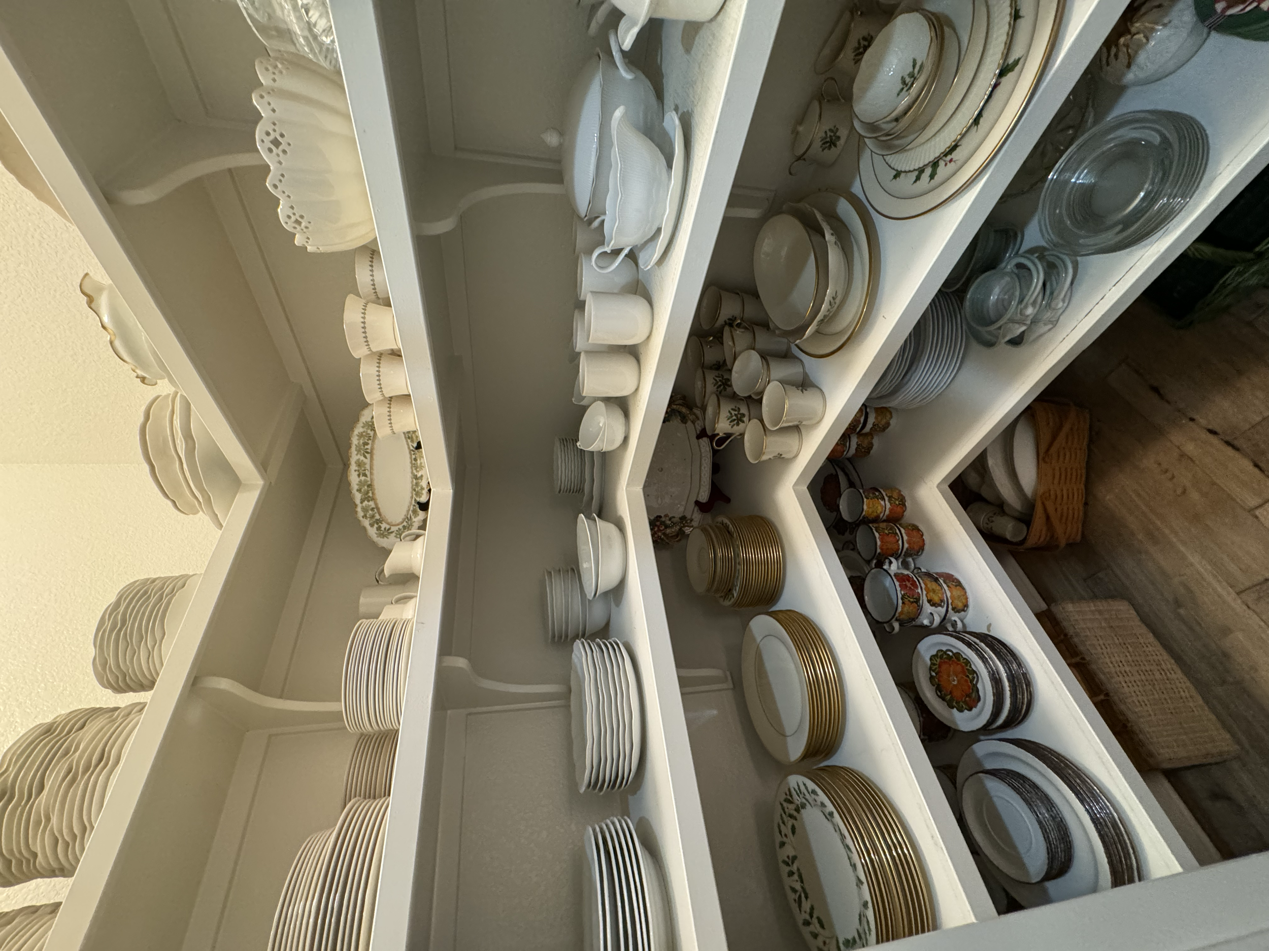 Whole home pantry and dish storage organization by professional organizer in Austin TX