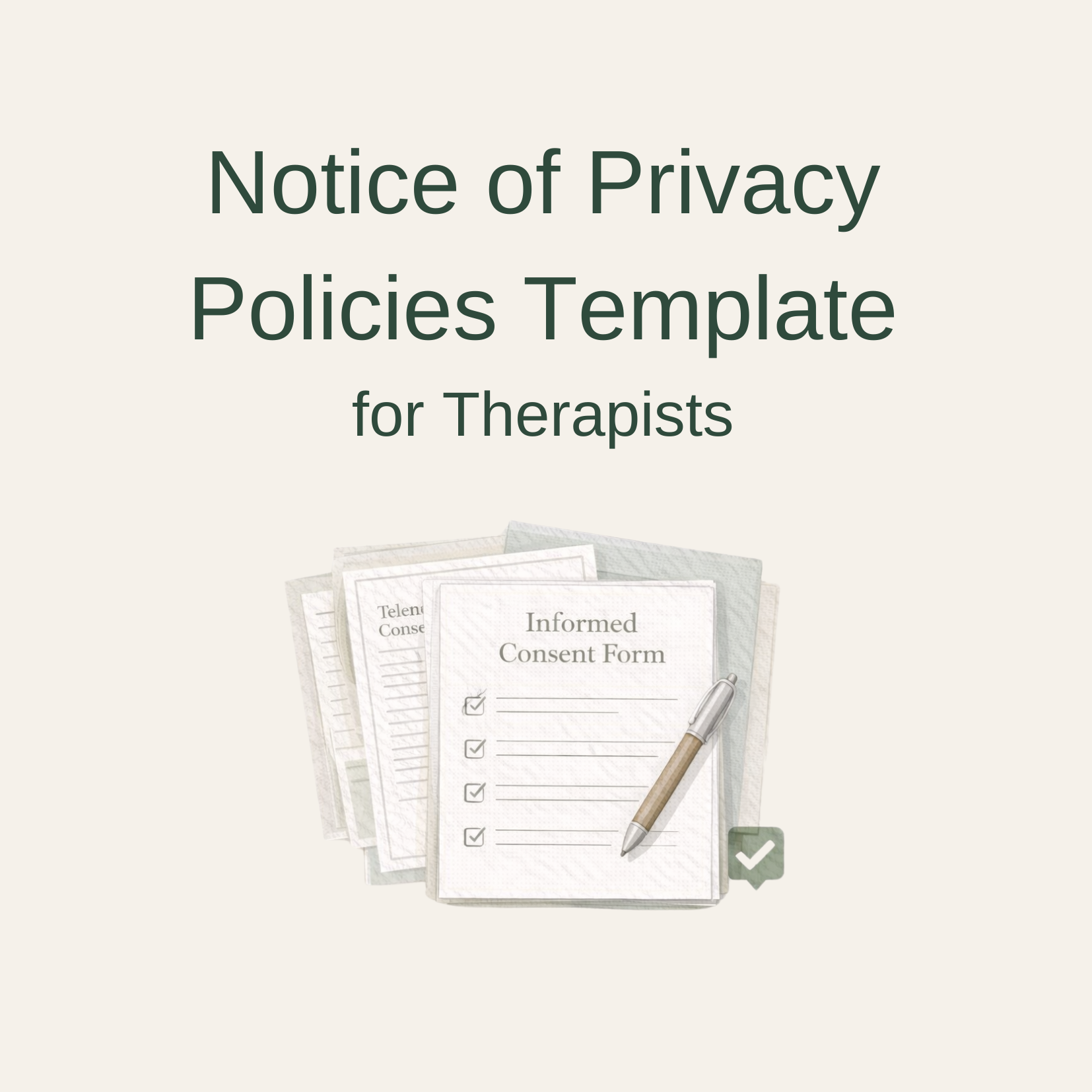 Notice of Privacy Practices Template