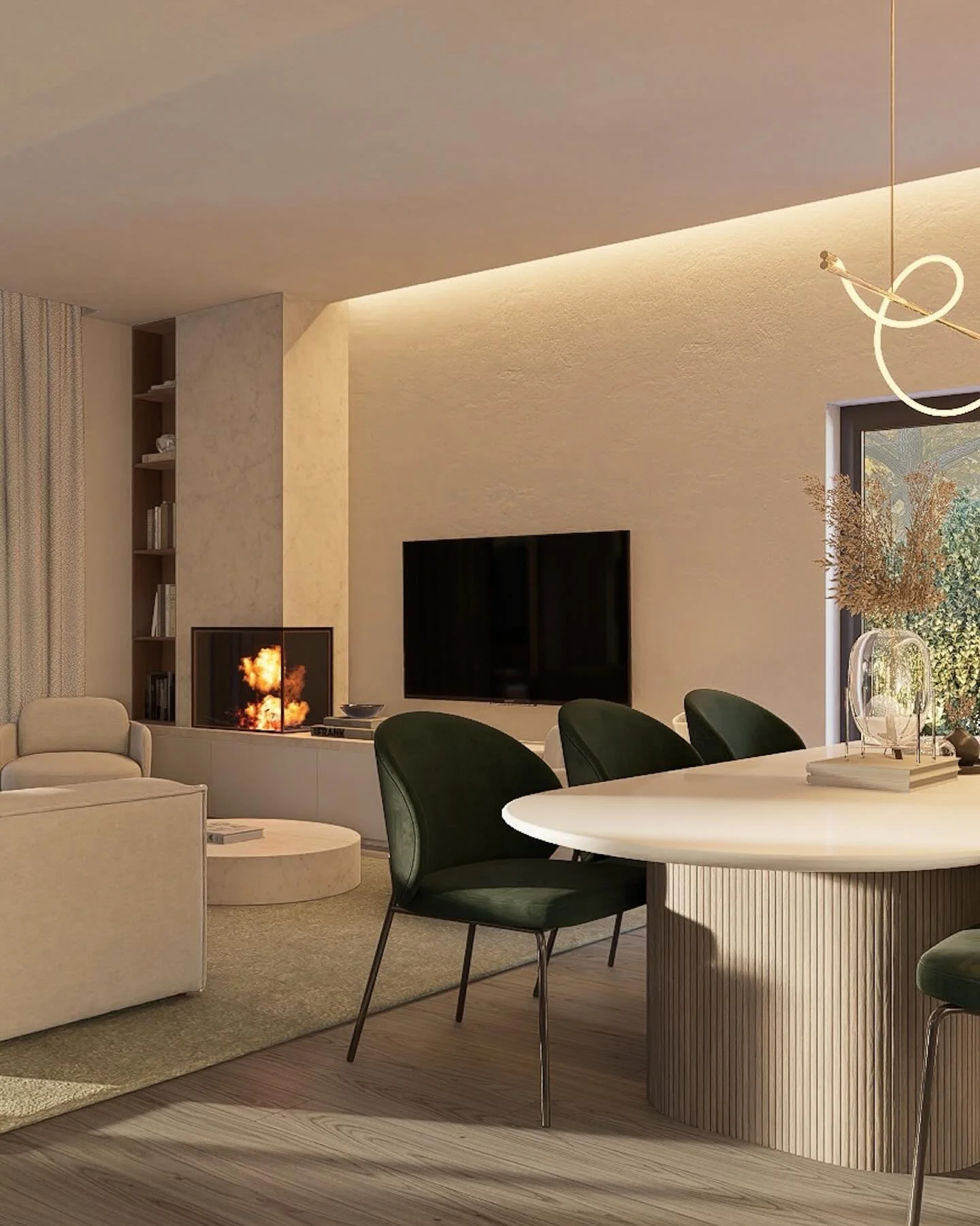 Moderno, elegante, confort&aacute;vel. 🌿
Desenhado &agrave; medida da fam&iacute;lia e da vida que desejam celebrar todos os dias 

Projeto de constru&ccedil;&atilde;o no Montijo 
Mais detalhes sobre este projeto no portf&oacute;lio do site em diana