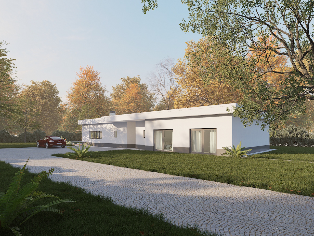 Jardim design landscape integrado arquitetura moderna