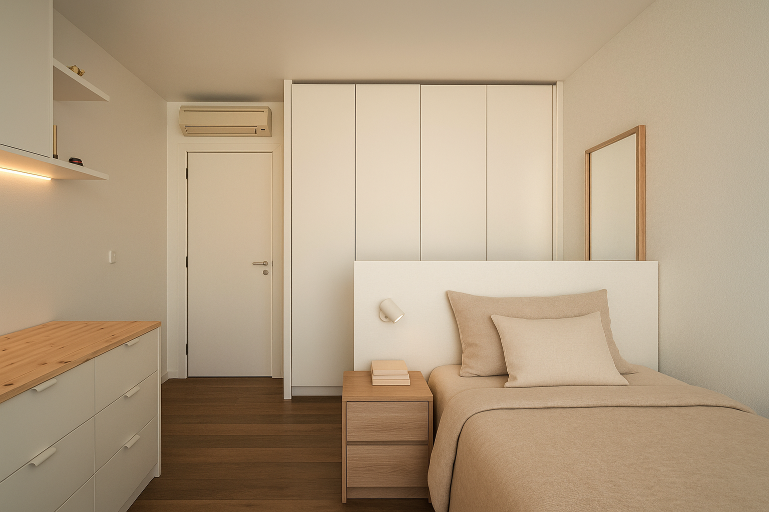 Cabeceiras conceptuais design minimalista quartos jovens
