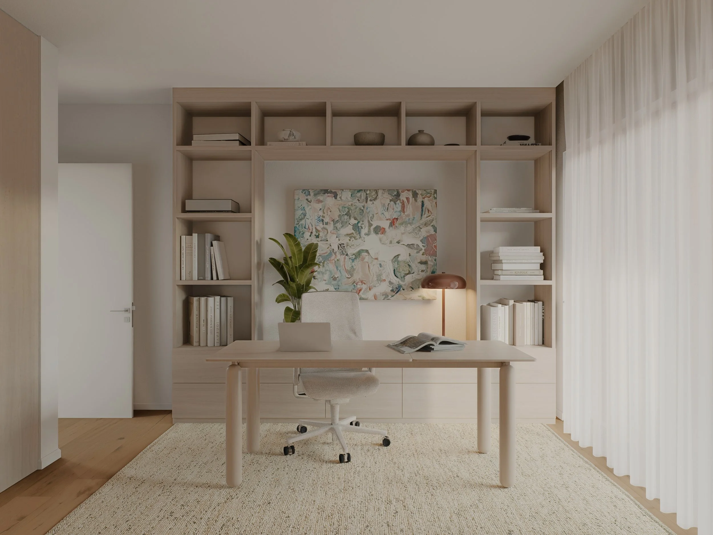 imagem de projeto residencial com pessoa/vida visível