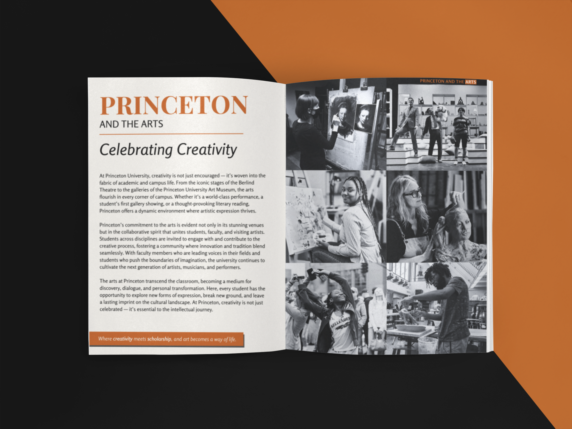 Princeton and the Arts | Full Spread Ad