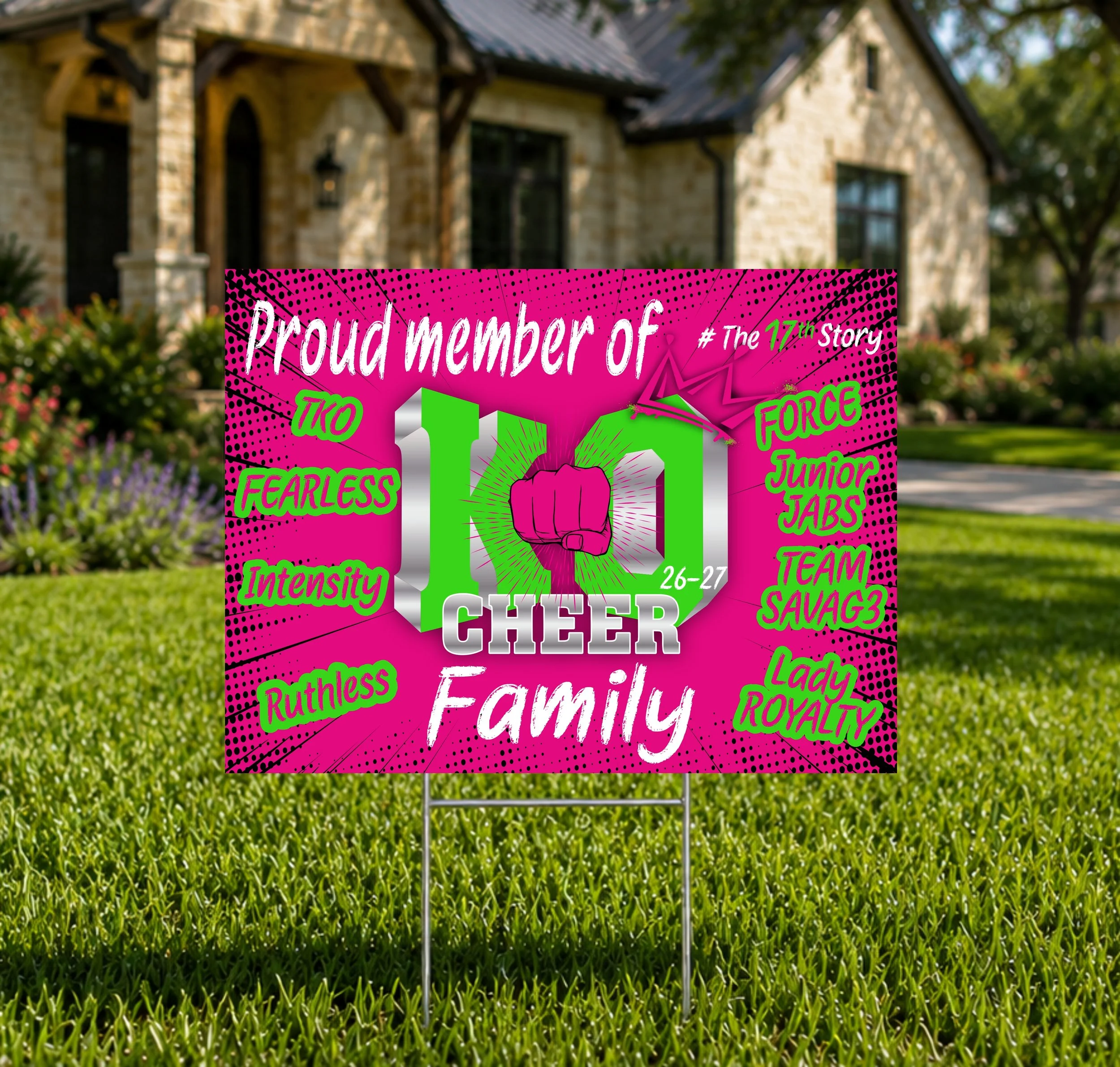 Yard Sign Burst Edition