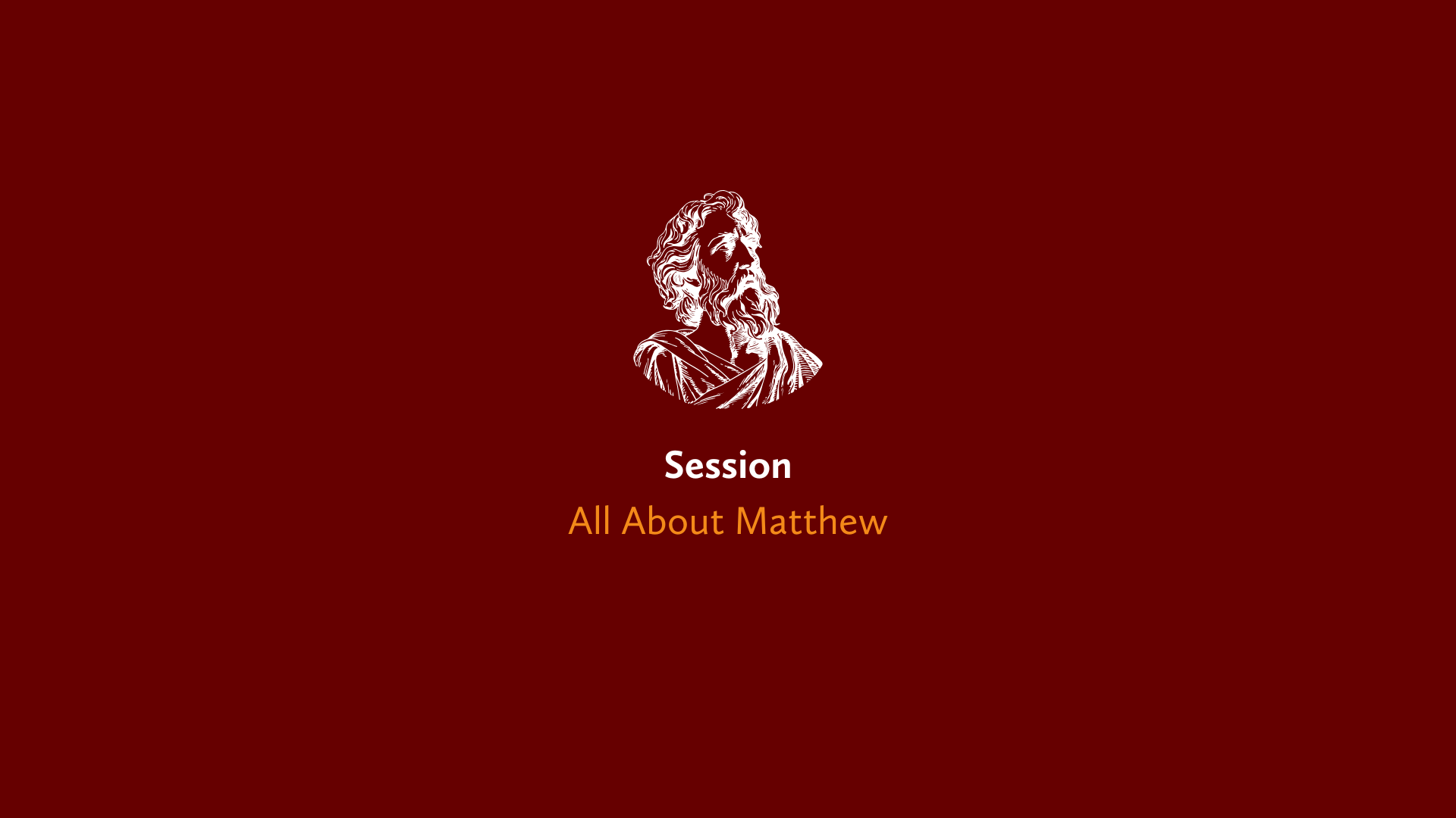 Lesson on Matthew—Why does Matthew talk about the Old Testament? 
