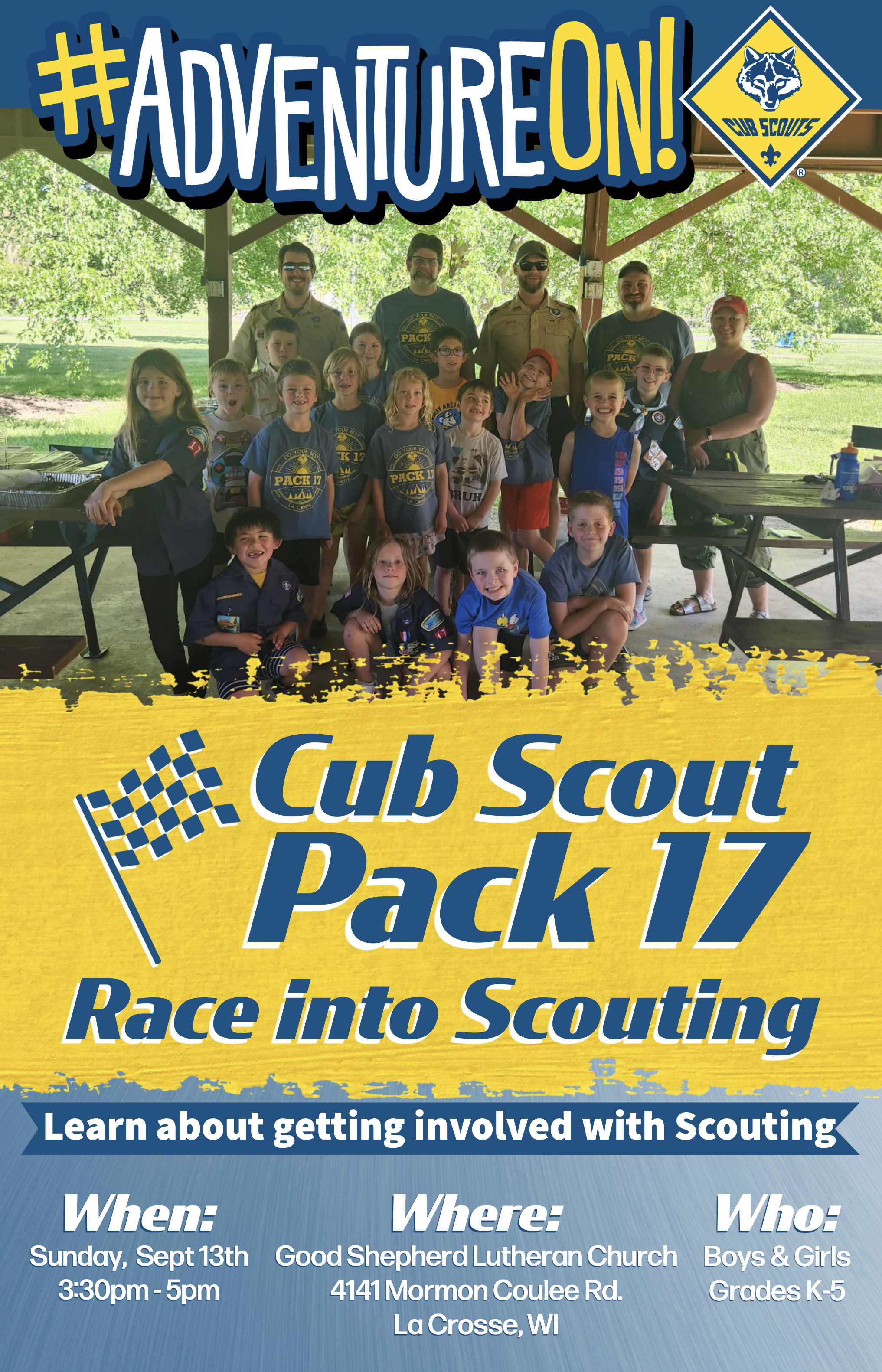 Race into Scouting: Pack 17’s Family Fun Event