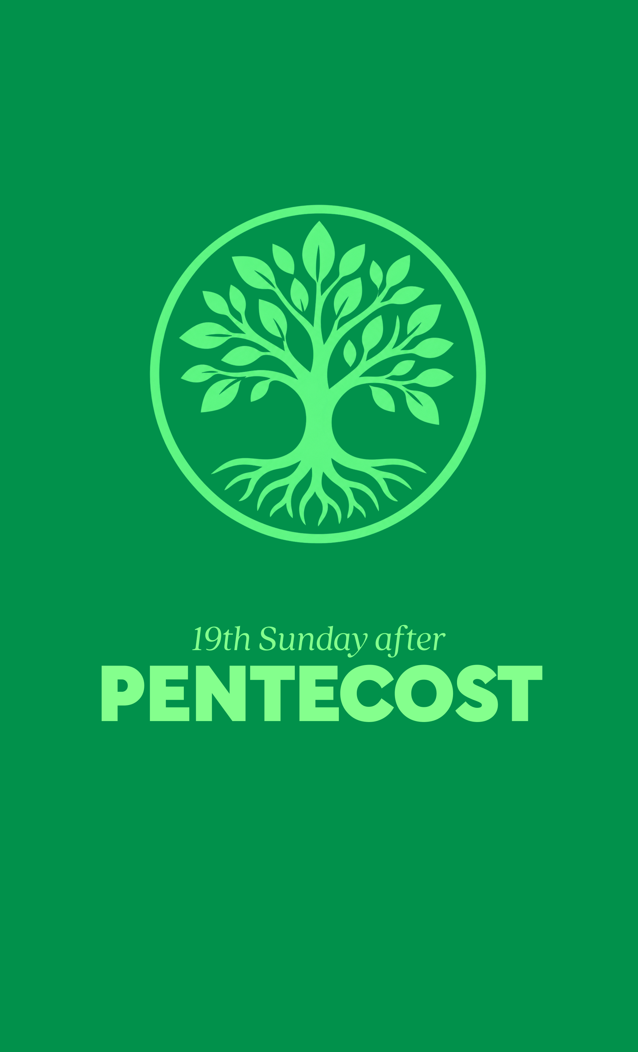 Nineteenth Sunday after Pentecost