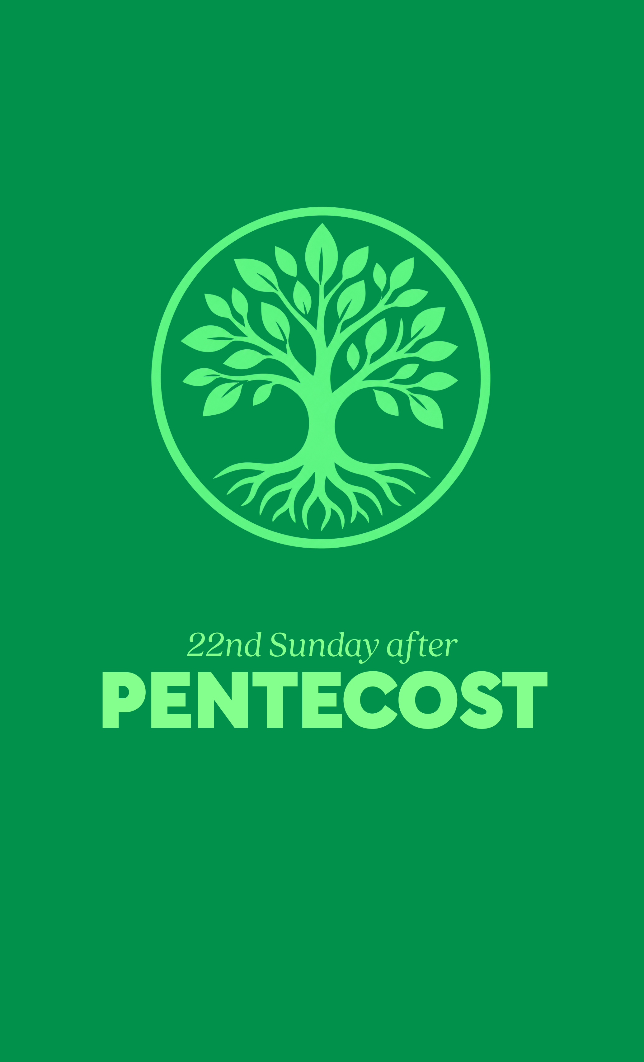 Twenty-Second Sunday after Pentecost