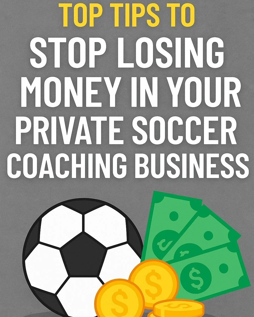 Coaches &mdash; Stop Losing Money!

You&rsquo;re great at coaching, but are you running your business like a pro?
Here are a few quick fixes that can make a massive difference in your profit:

-Charge what your time is worth
-Offer packages, not sing