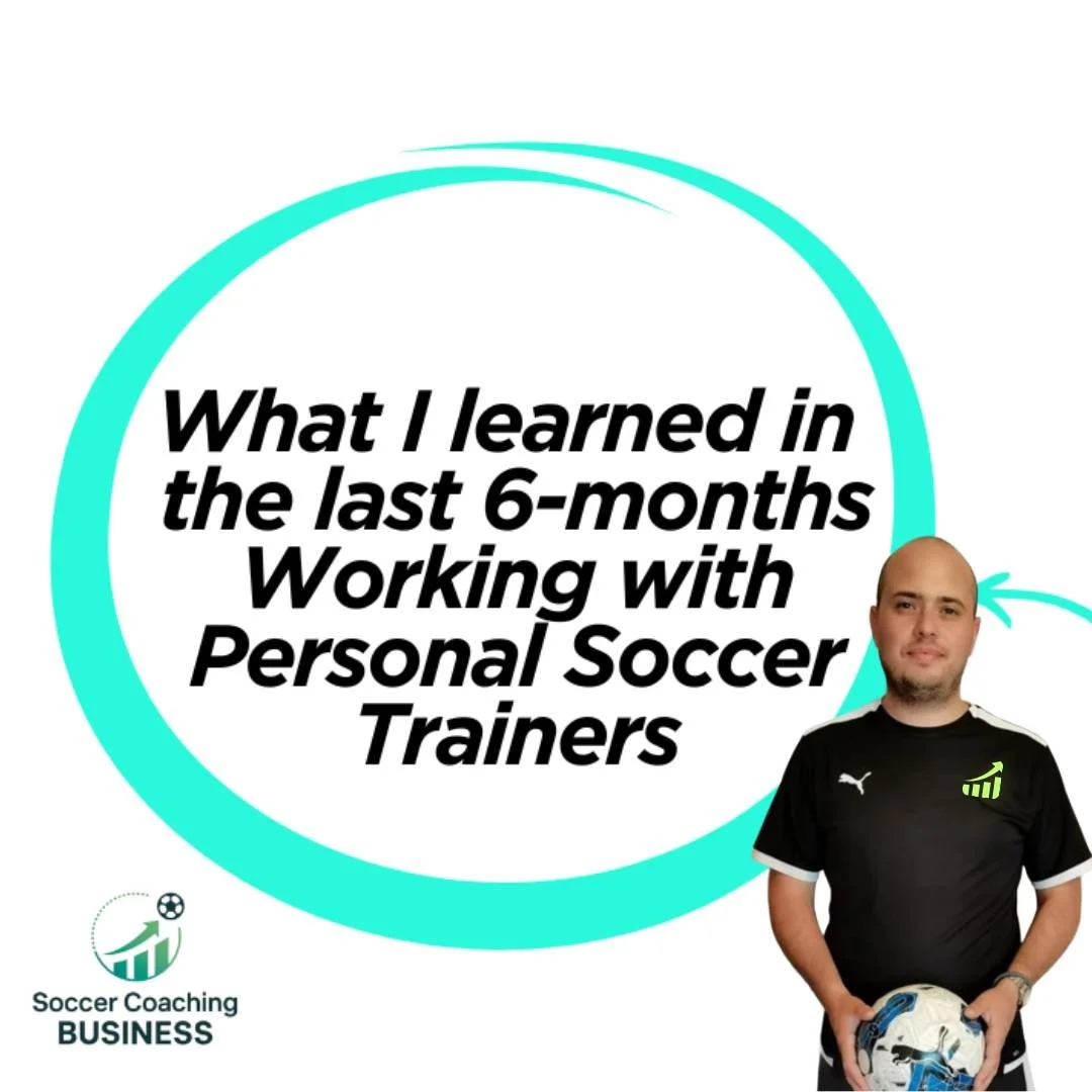 Over the past six months working closely with personal soccer trainers, three key things have really stood out to me:

1️⃣ The training industry is shifting.
More coaches are embracing technology and moving toward hybrid training models&mdash;combini