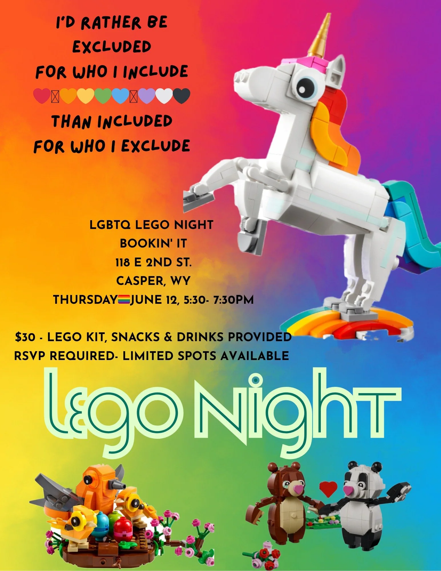 Lego Night @ Bookin' It