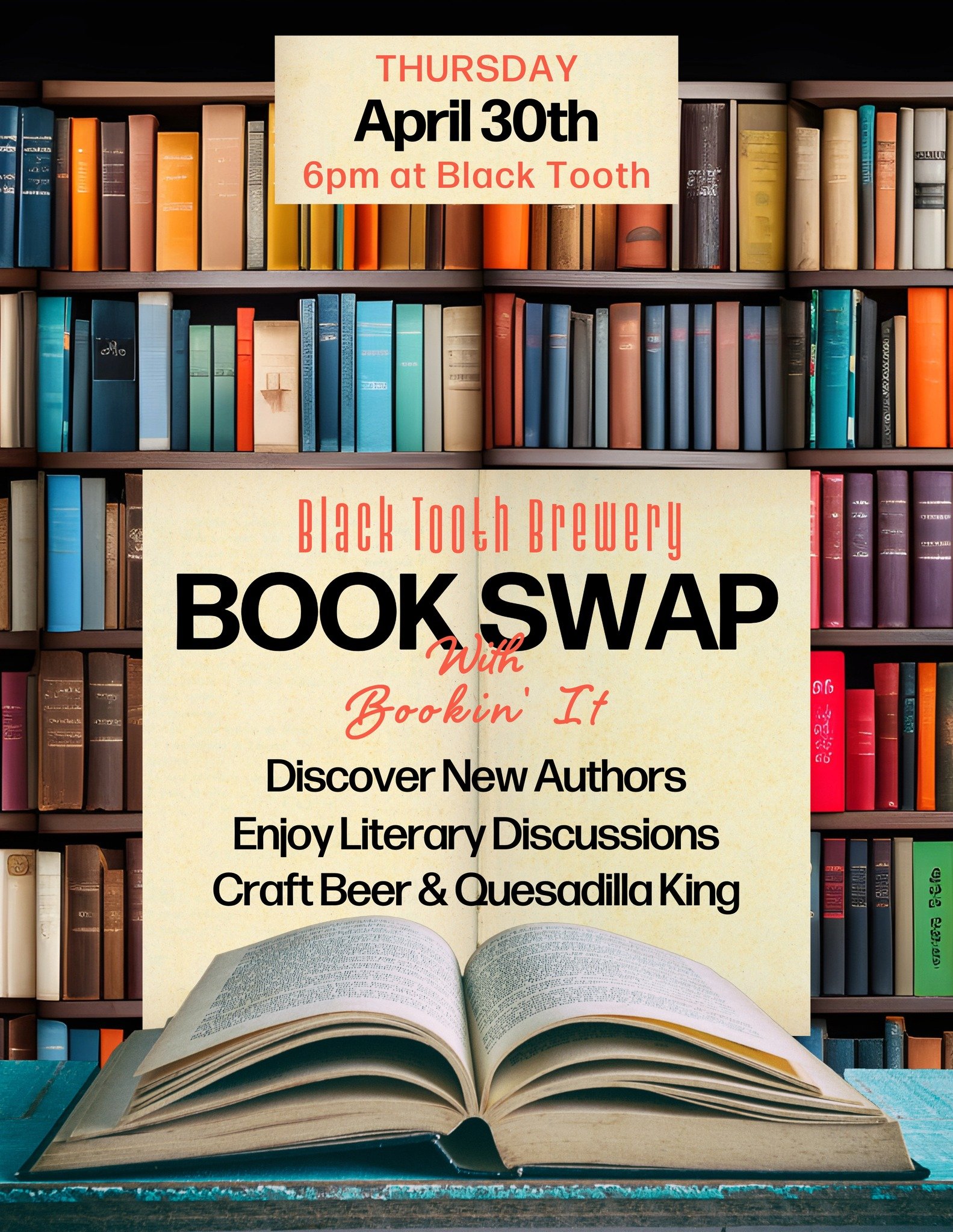 Black Tooth Brewery Book Swap