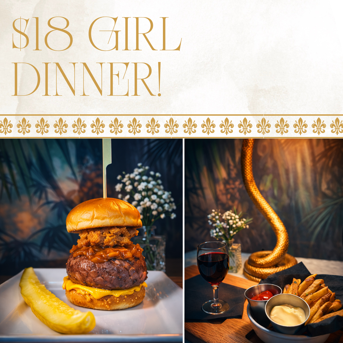 $18 Bourbon St. Bites! 