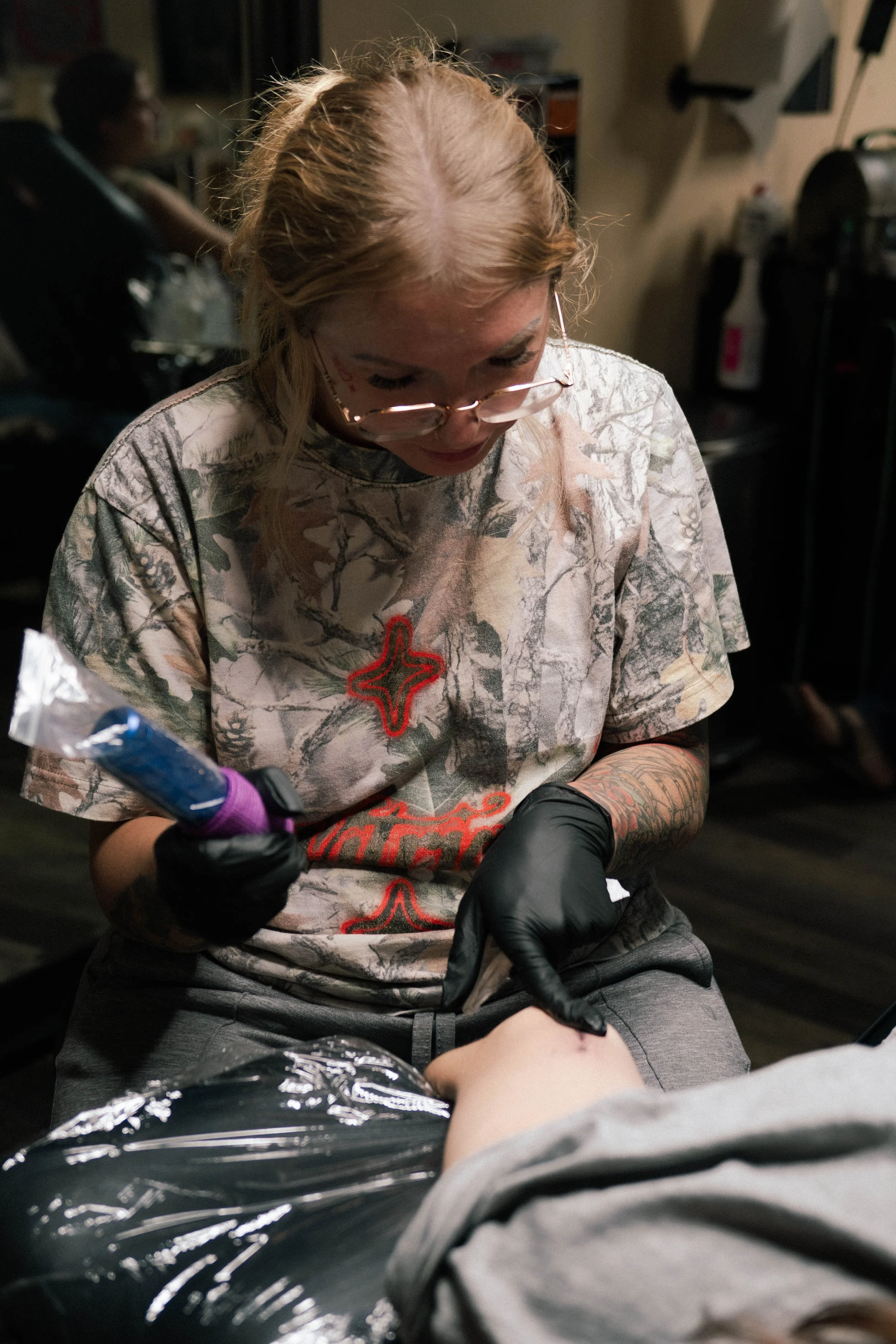 portrait of alexis daw, bht tattoo artist