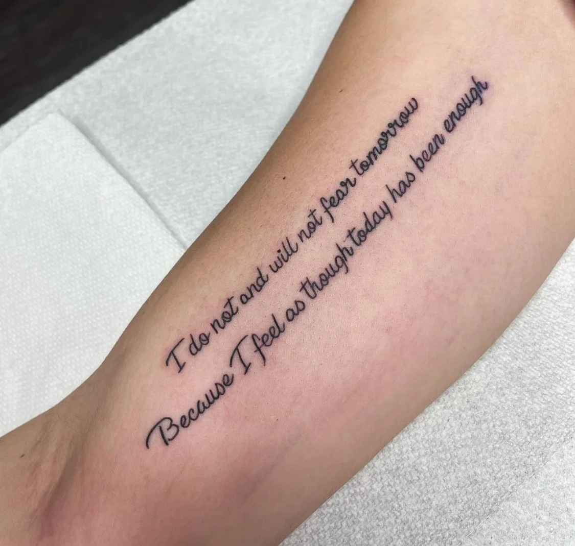 Perfect Font for Your Script Tattoo