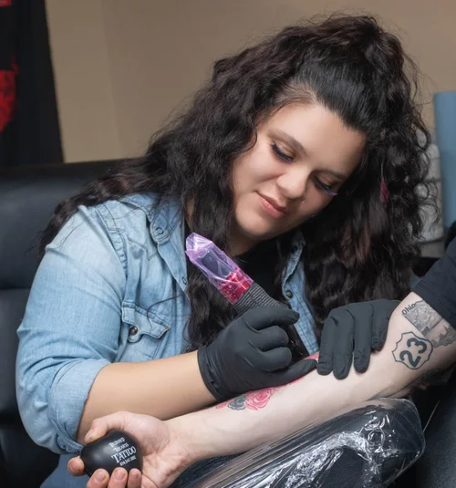 Hollyanna Jandarian- Burned Hearts Tattoo