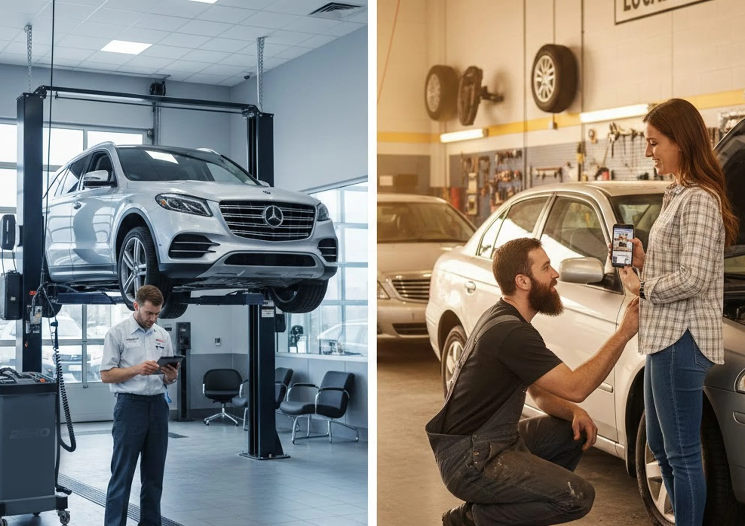 Local Auto Repair in Des Moines, IA vs Dealership Service