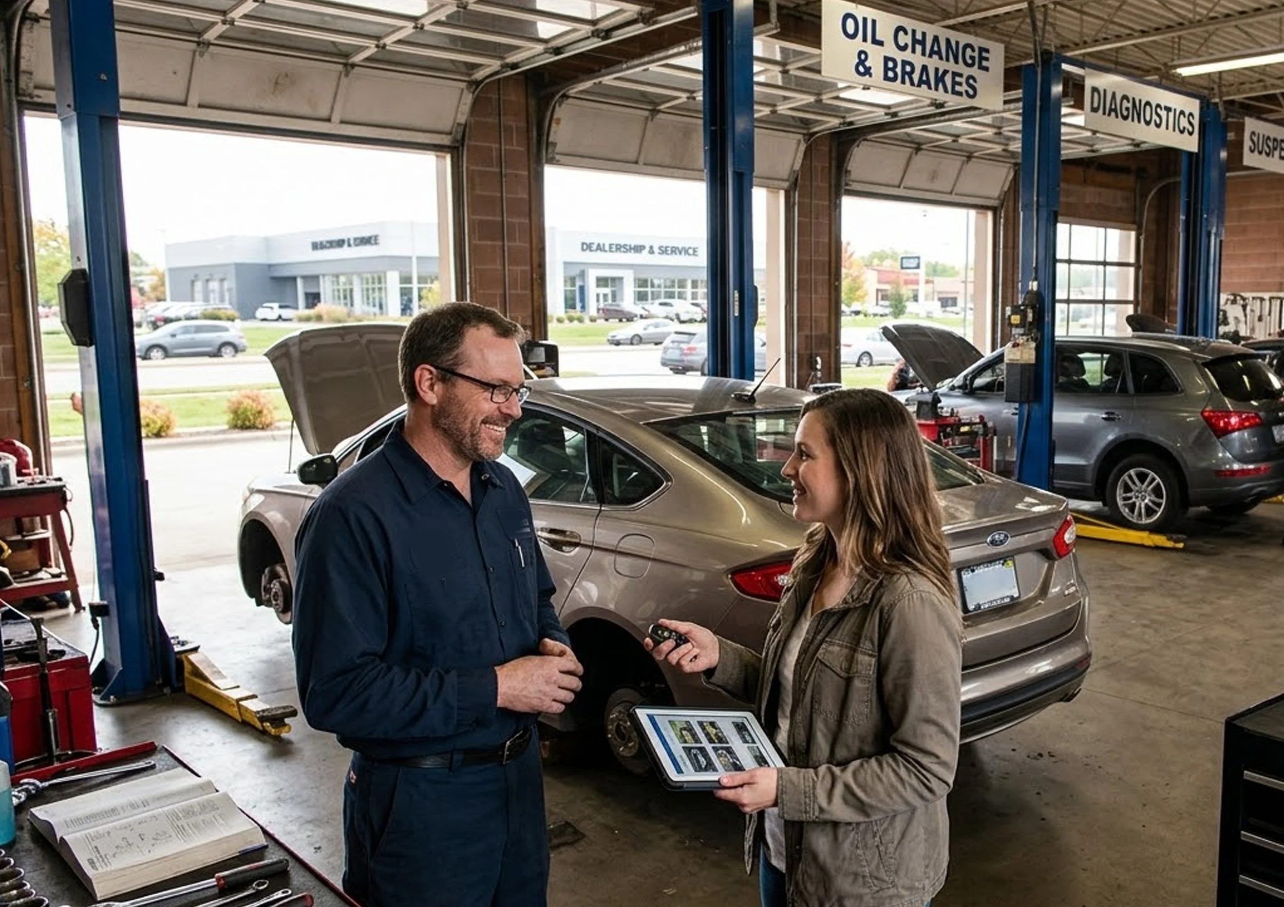 Local Auto Repair in Urbandale, IA vs Dealership Service