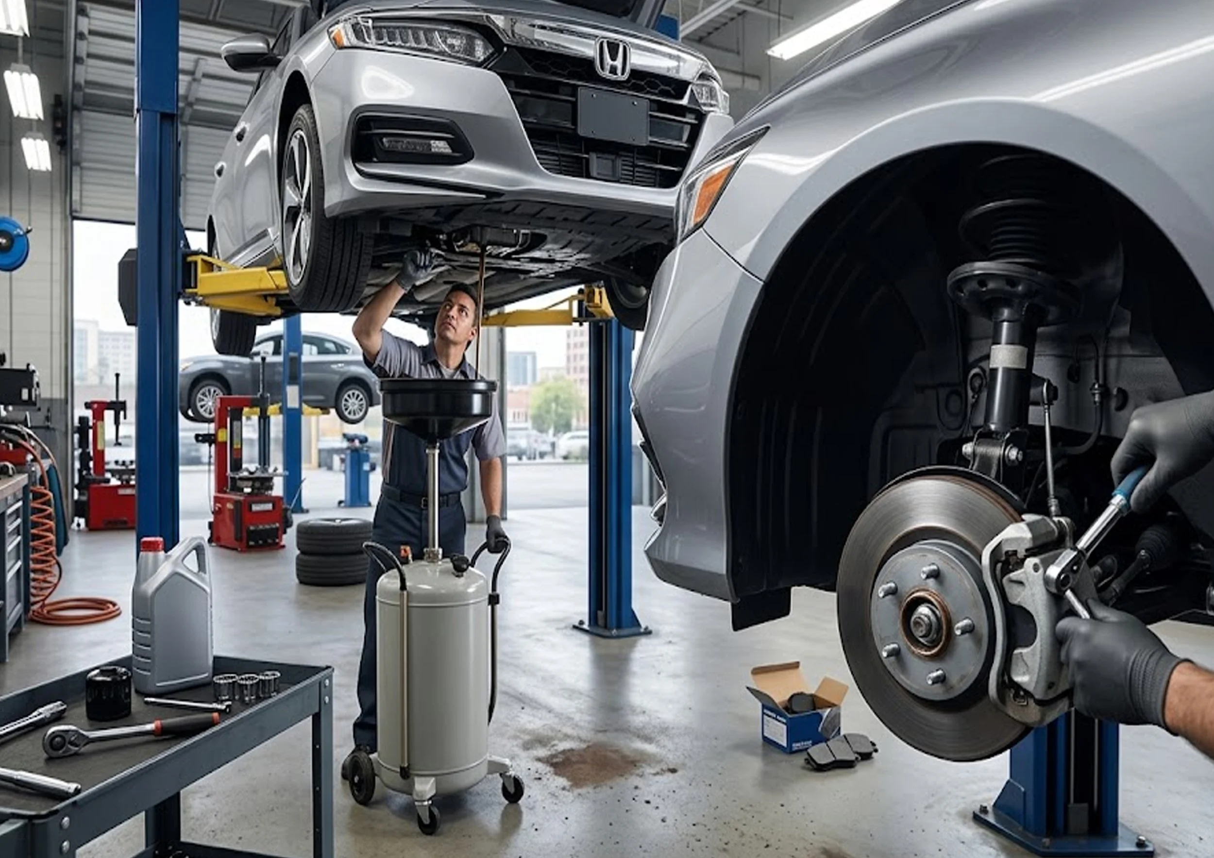 Oil Change and Brake Service Combo in Urbandale, IA
