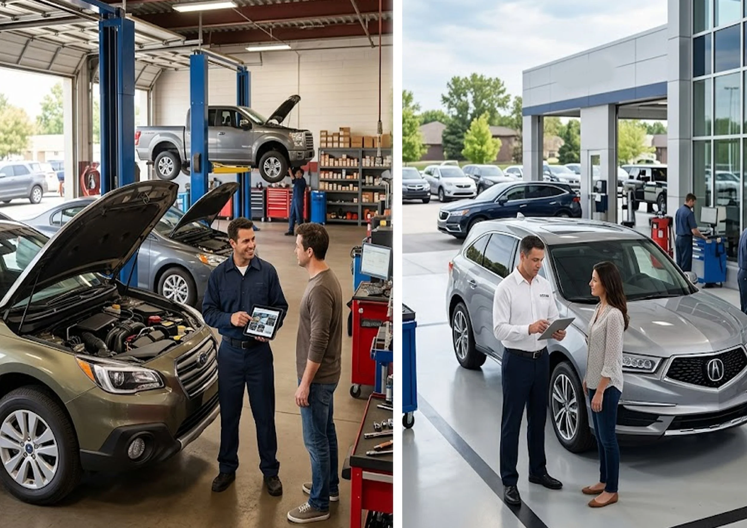 Local Auto Repair in Clive, IA vs Dealership Service