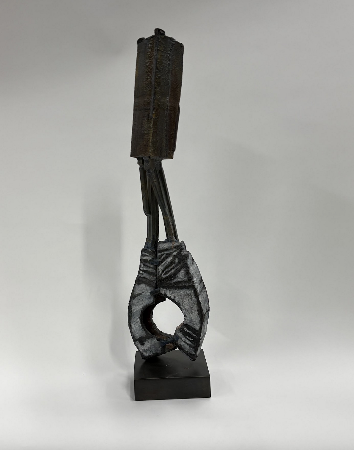 Daniel Matheson TRURO
Cast Iron,  Cast Bronze, Cement, Iron cxide
8" W x 6" H x 31" H
Weight 35 - INDOORS
$6,720