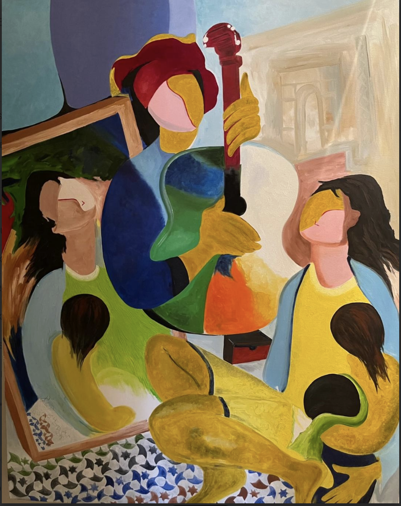 Waseed Rahman - DURA TEMPORIS
Oil on Canvas
48"W x 60"H
$65,000