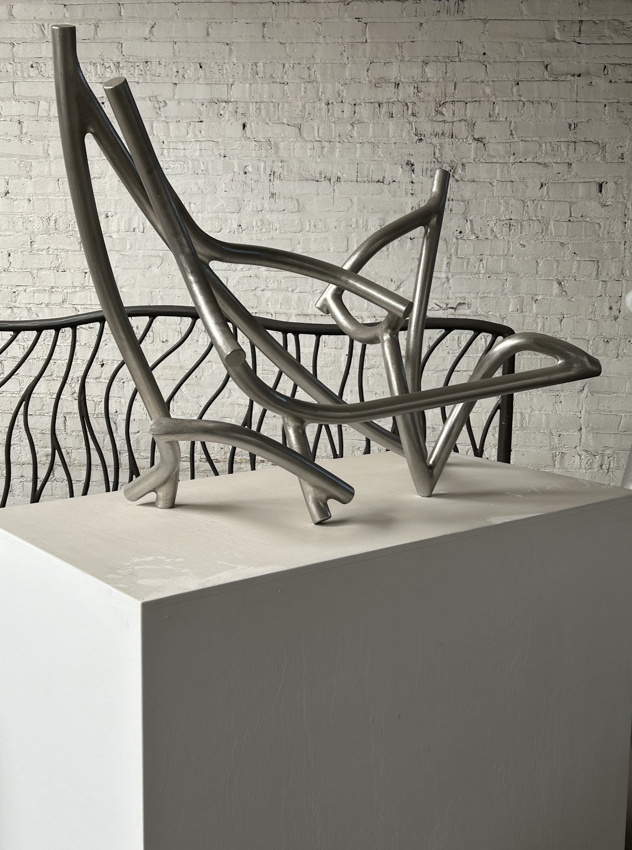 Brian Monaghan - OVERUNDER
Stainless steel bar 
40”W x 22”D x 34”H  
250 lbs - INDOORS 
$17,000