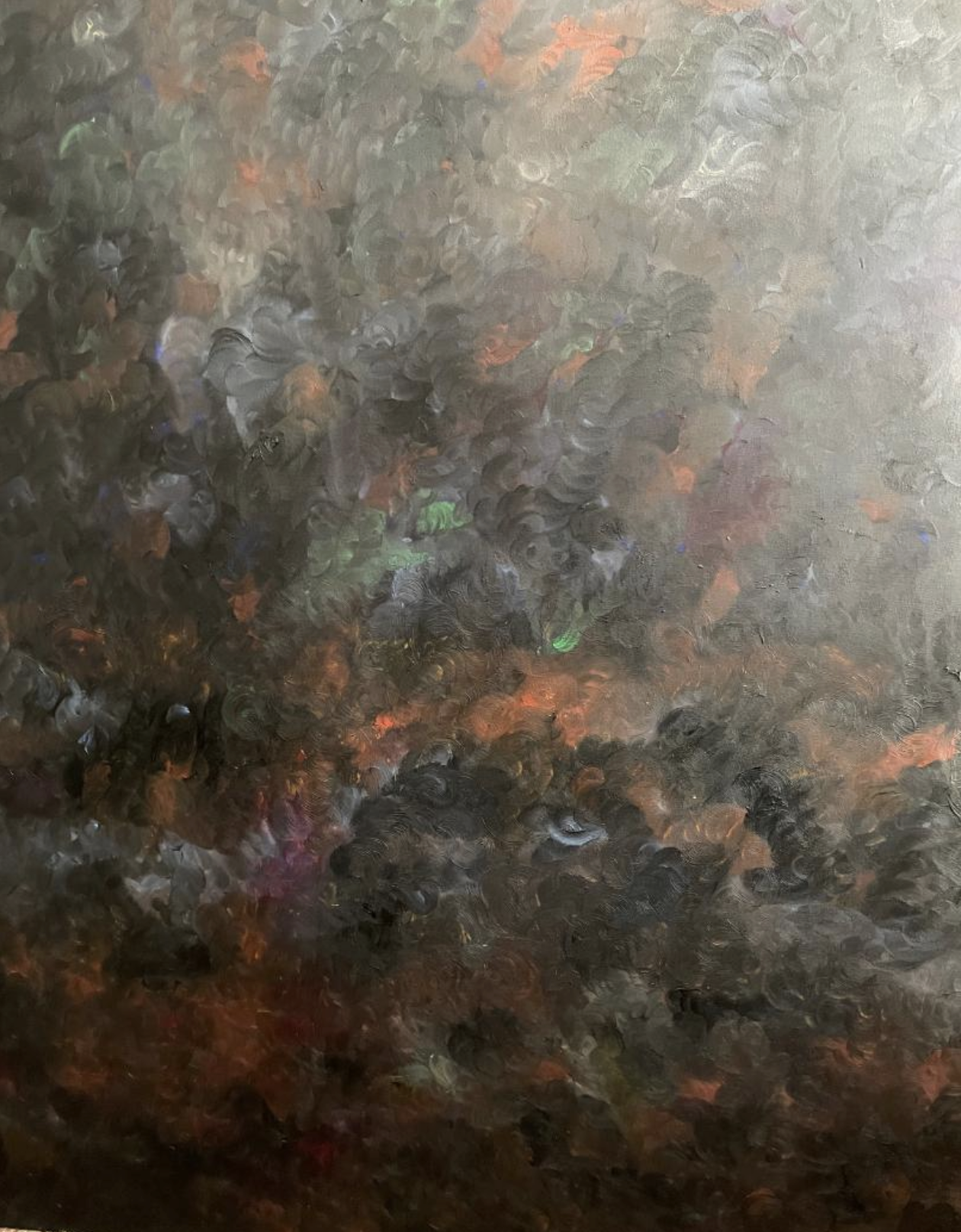 Waseed Rahman - AMBER BENITH THE ABYSS
Oil on Canvas
60"W x 72"H
$75,000