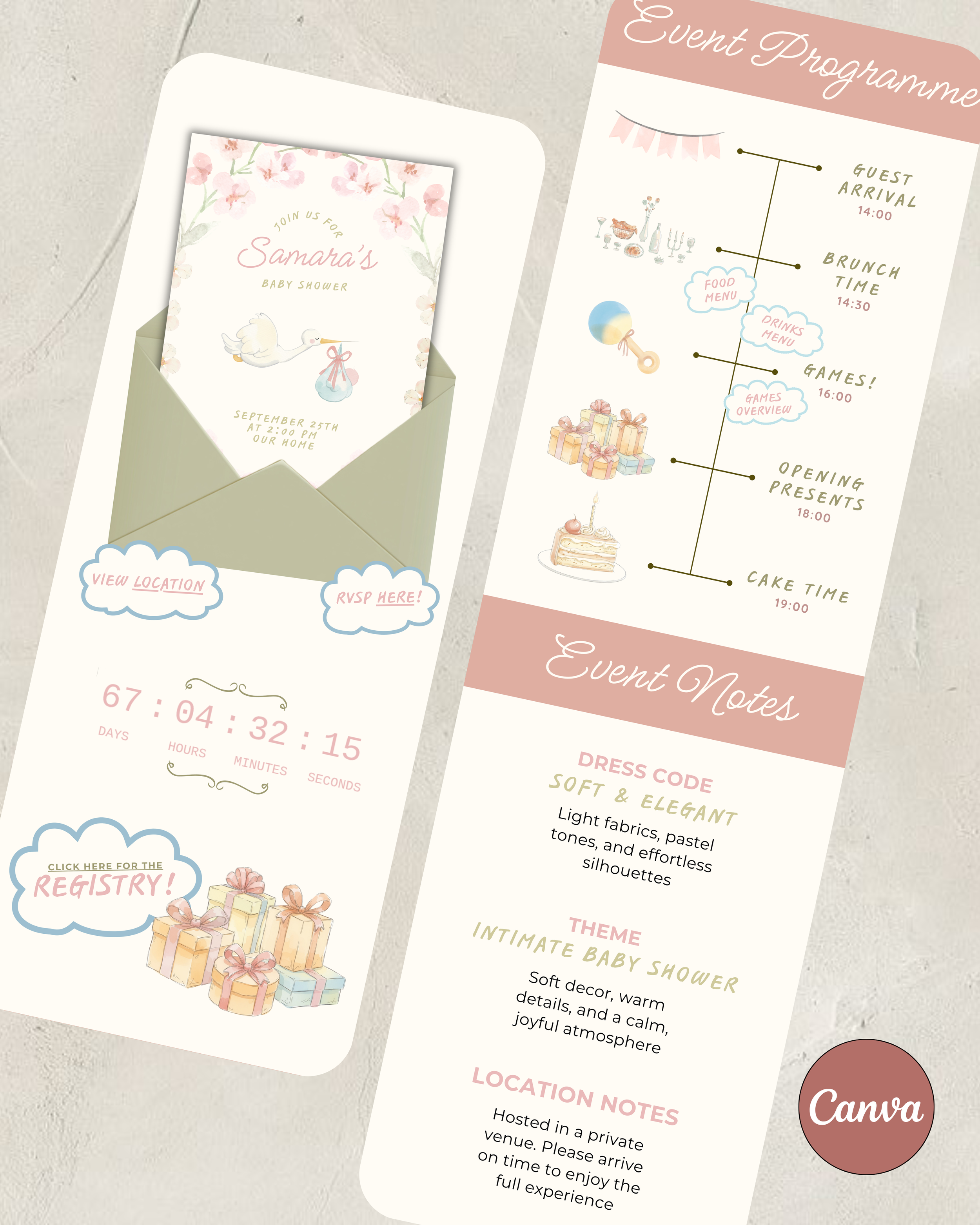 Meadow Website Invitation