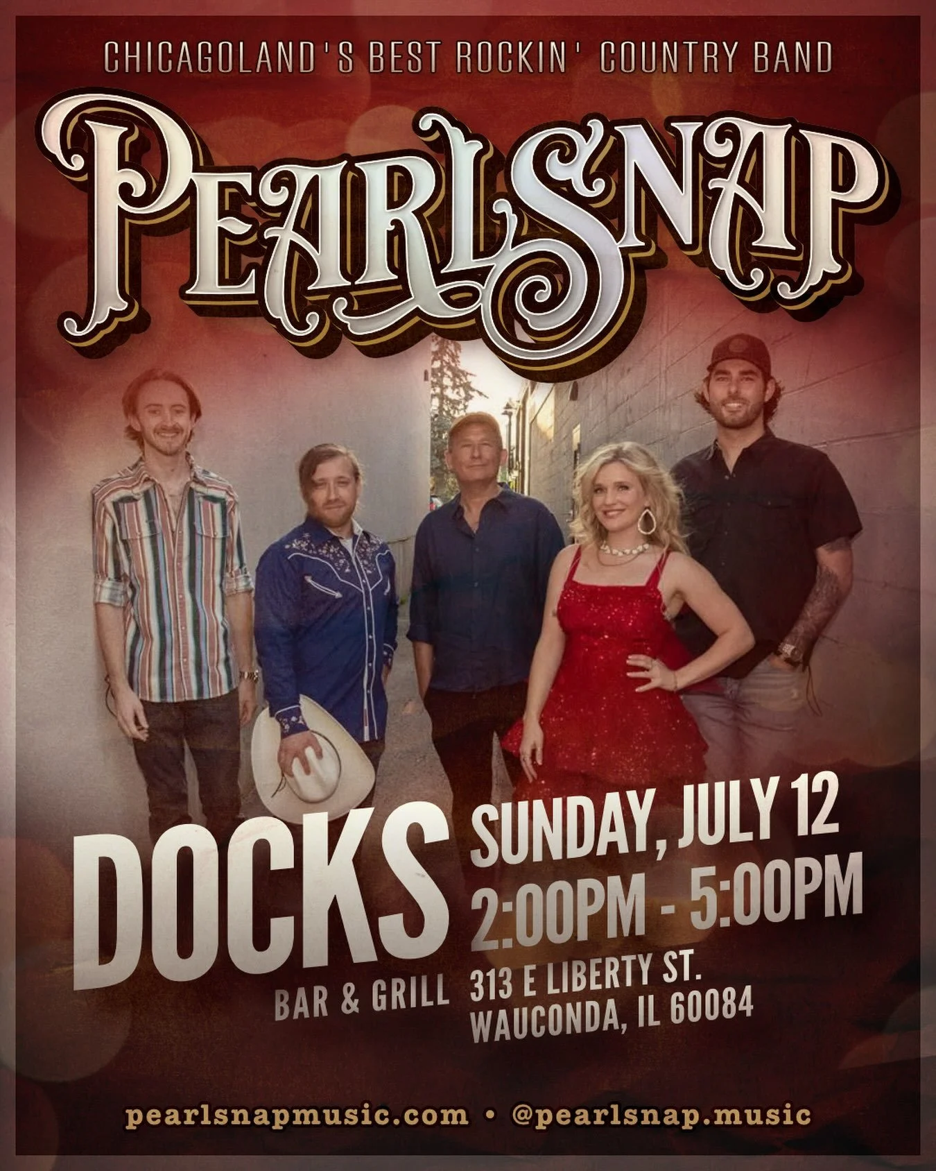 If summer had a soundtrack, it&rsquo;d be live country music by the lake! Come see us play at @docks313 July 12th 2-5pm! 🫶🏻☀️