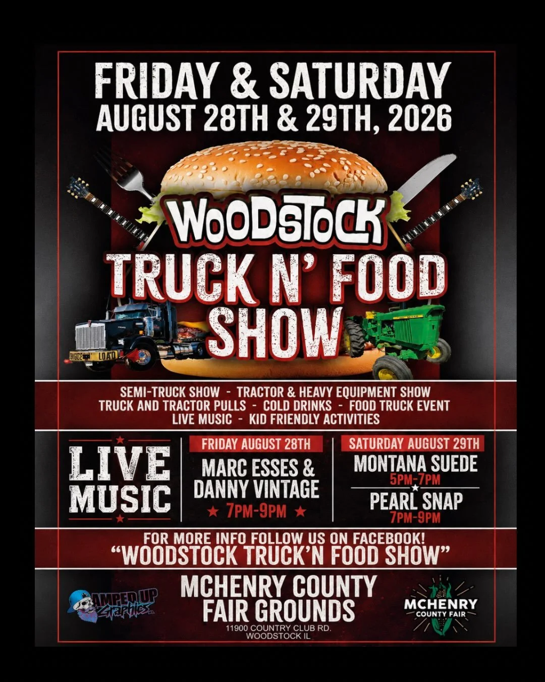 Good food, cold drinks, and live music&hellip; sounds like the perfect night to us! 🎶 Come see us play at the Woodstock Truck N&rsquo; Food show Saturday, August 29th 7-9pm! 

#countrymusic #foodtruck #livemusic