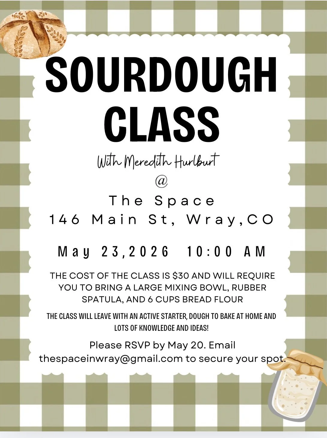 Sourdough Class with Meredith Hurlburt