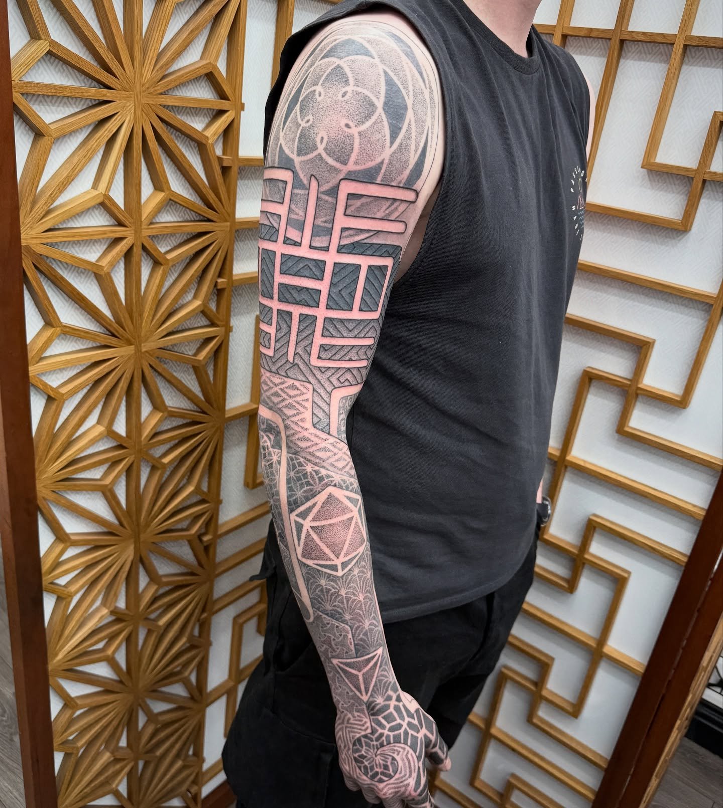 Danny&rsquo;s full geometric sleeve including hand&hellip;

Impermanence Tatu
185 Prince Edward Rd
NE34 8PL

ONLINE BOOKING &amp; PAYMENT PLANS

www.impermanence-tatu.co.uk
&mdash;&mdash;&mdash;&mdash;&mdash;&mdash;&mdash;&mdash;&mdash;&mdash;&mdash;