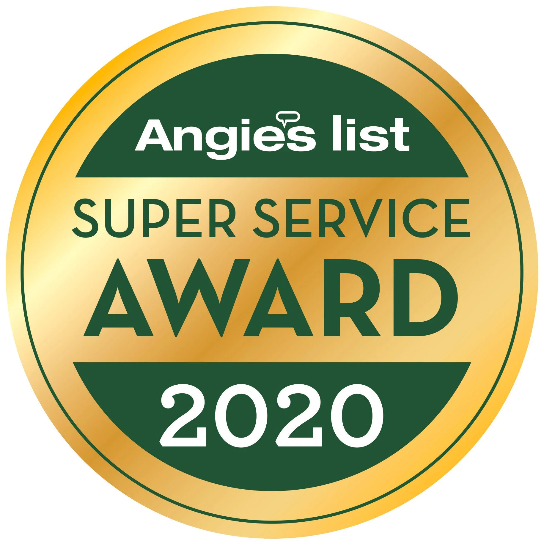 Angi Super Service Award 2020 badge for Monova Homes
