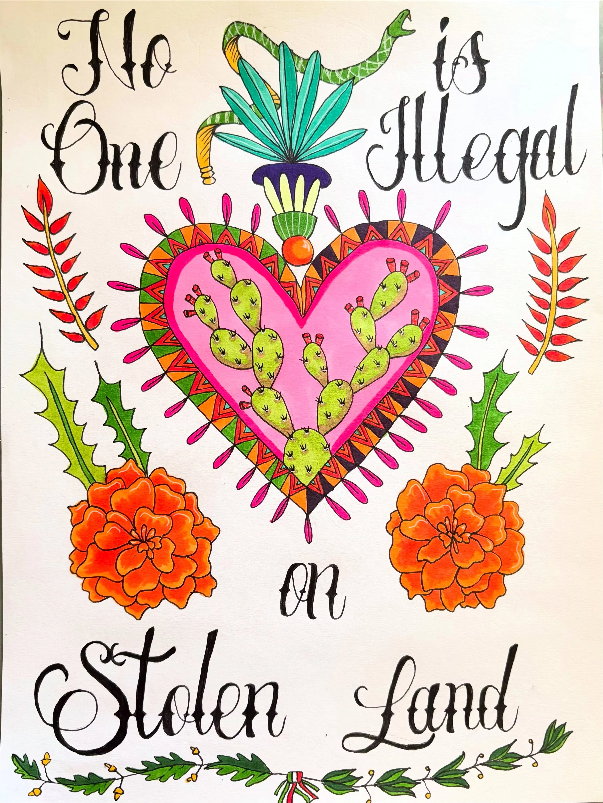 No One Is Illegal On Stolen Land