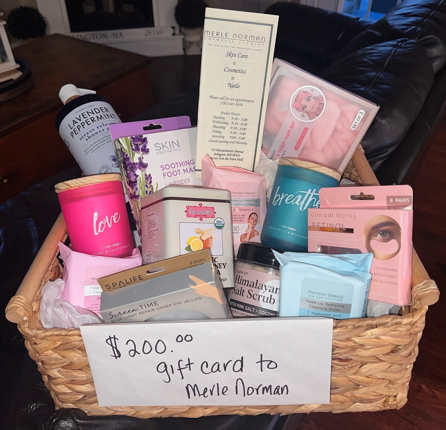 RAFFLE ALERT 📣

Sticking with the self care theme, we generously received this spa basket donation from The Not Your Typical Book Club (NYTBC). This basket is full of items you need to relax and pamper yourself. Included in this basket is also a $20